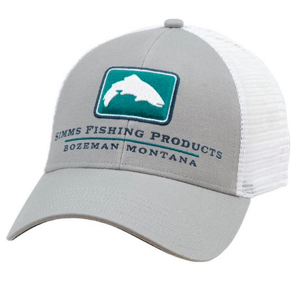 Simms Trout Icon Trucker Hat - Carbon