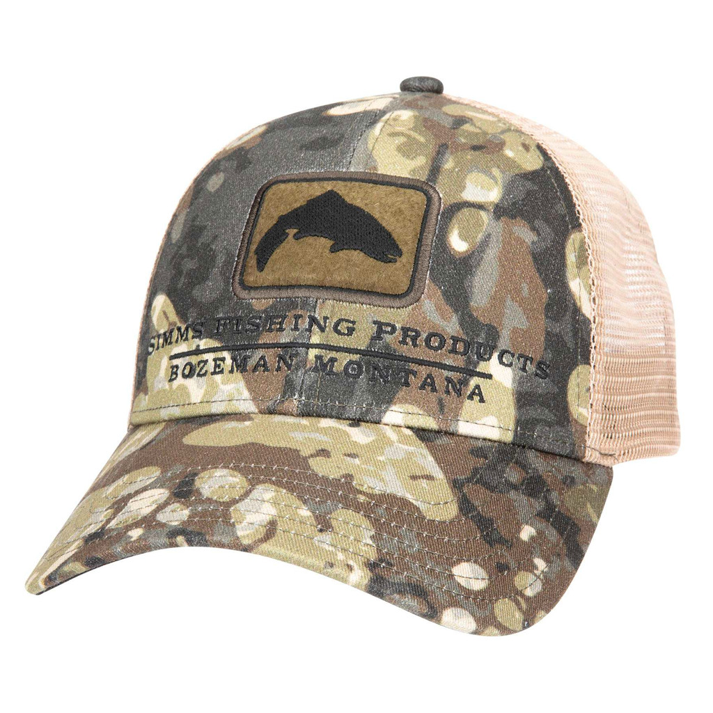 Simms trout deals icon trucker hat
