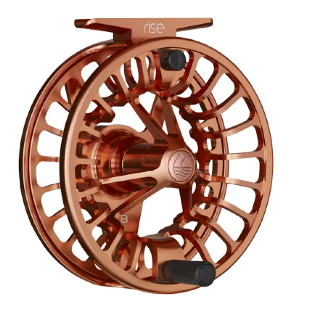 copper fly fishing reel Redington Rise 3/4 Fly Reel