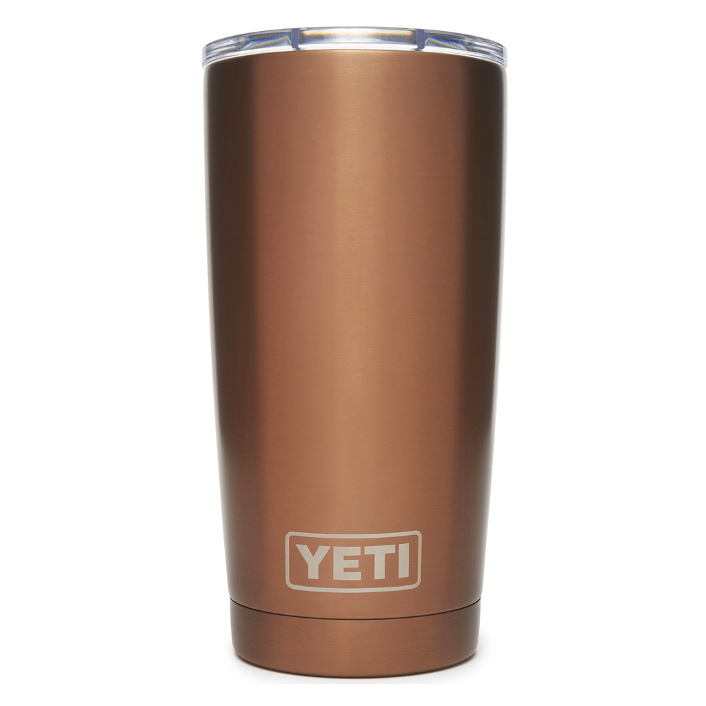 YETI Rambler Copper 20 oz Tumbler w Handle & Magslider Lid Limited Edition
