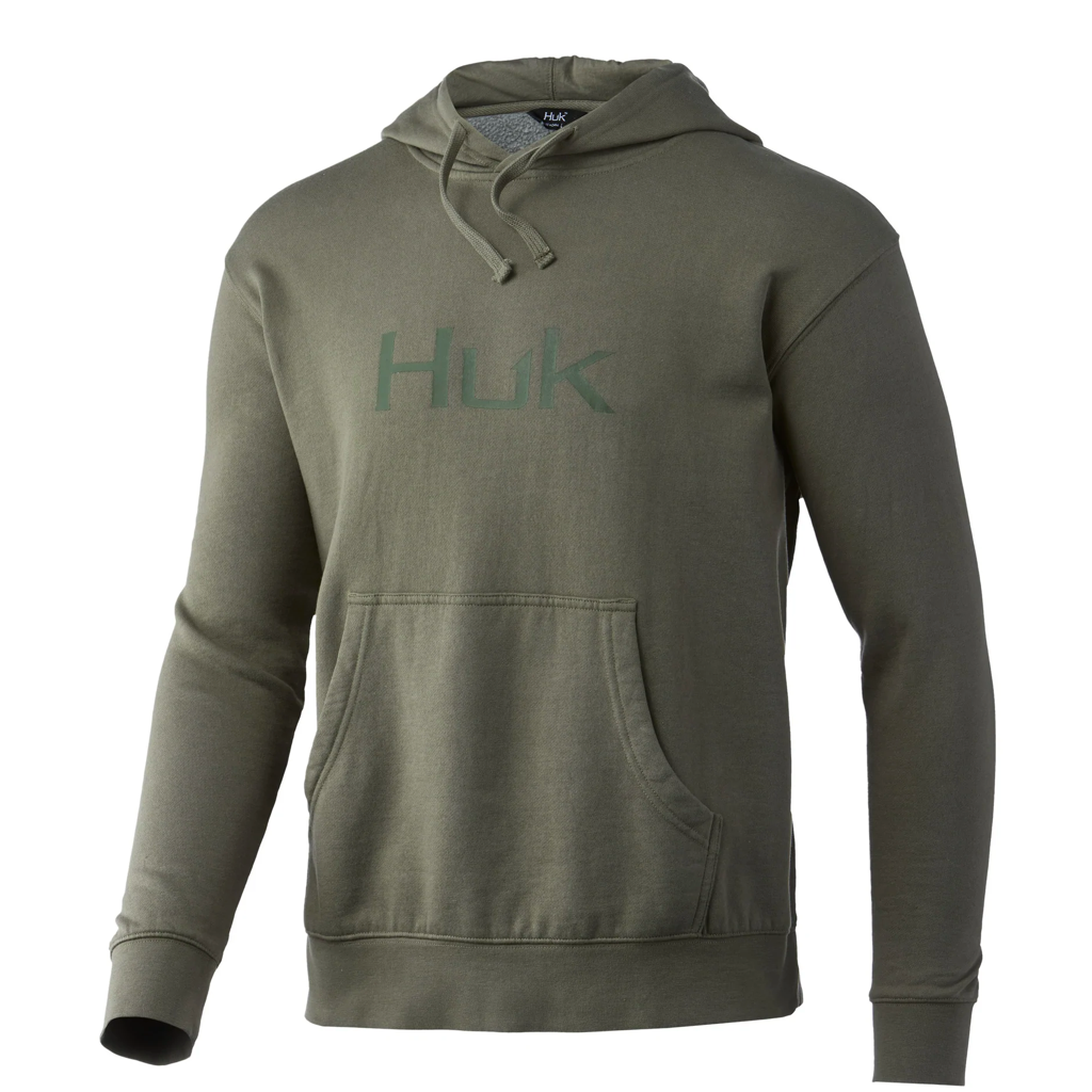 Huk Logo Hoodie - Men's Moss M
