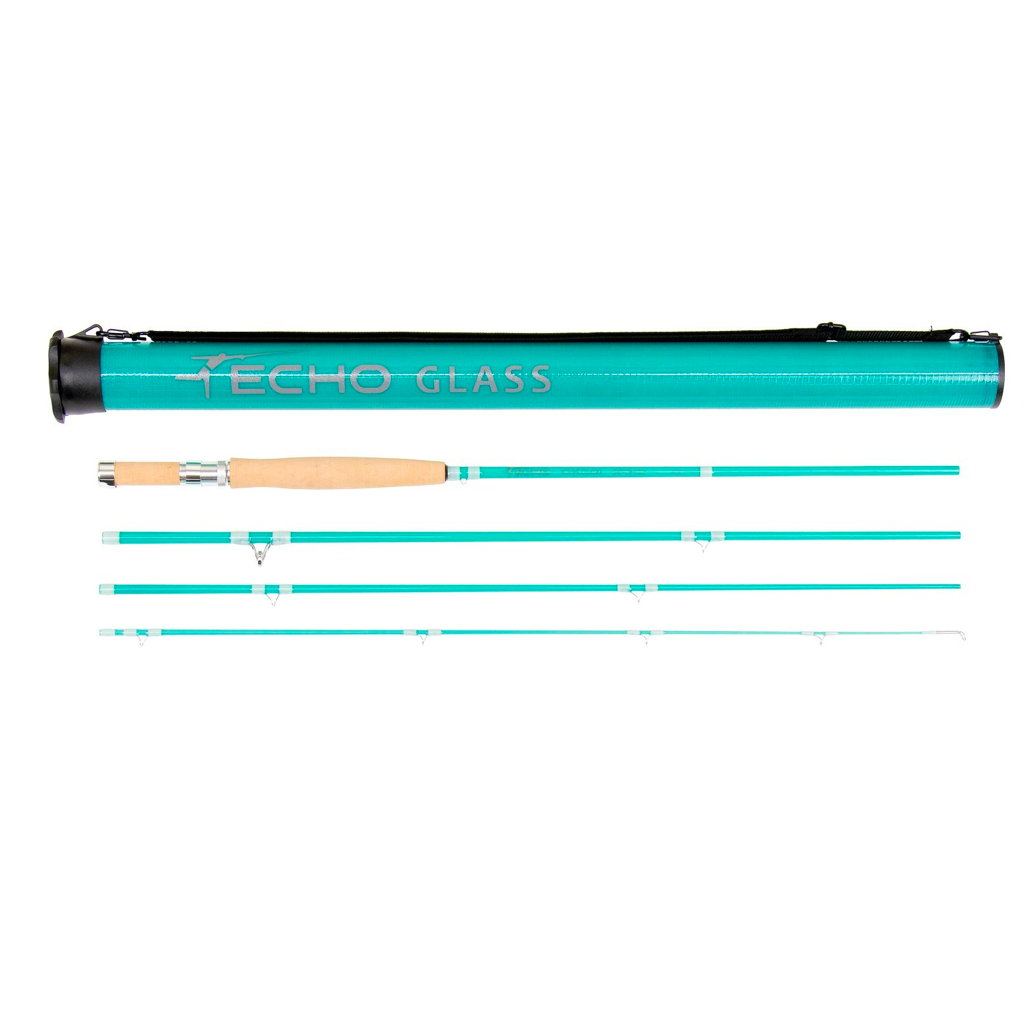 Echo River Glass Fly Rod 7'6 4wt / Caramel