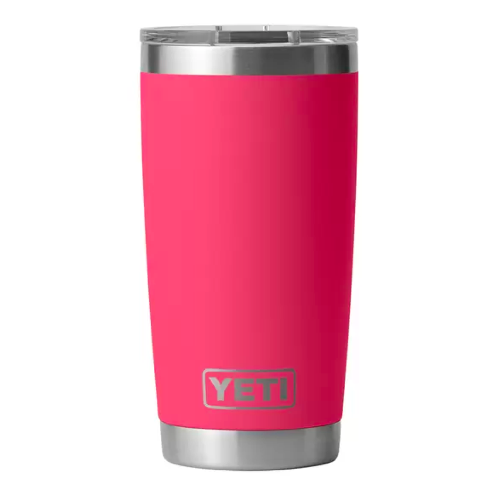 YETI Rambler 20 Oz Tumbler with MagSlider Lid in Power Pink