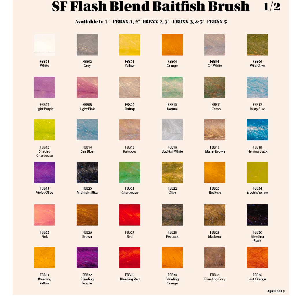 H20 Flash Blend Baitfish Brush
