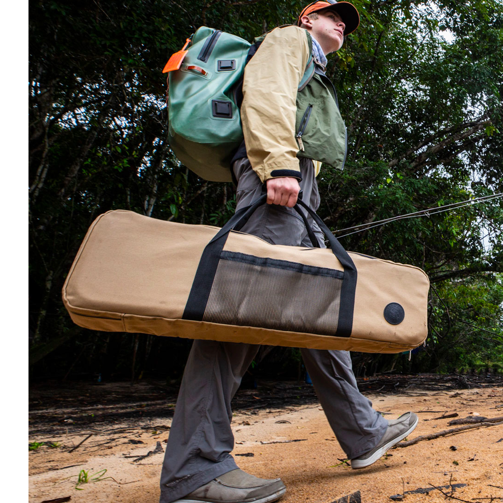 Sea Run Fitted Canvas Protective Travel Cover
