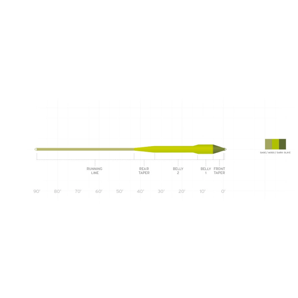 Scientific Anglers Amplitude Smooth Titan Long Fly Line