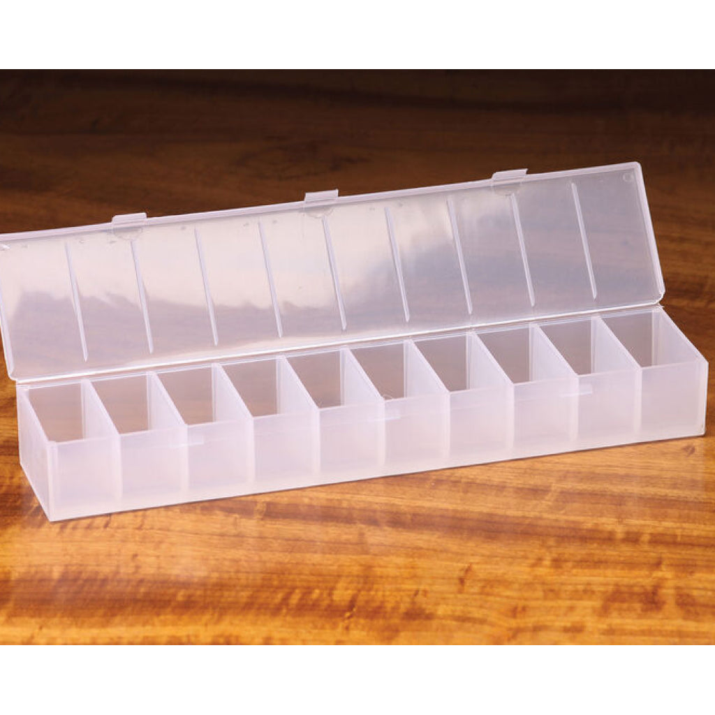Hareline 10 Compartment Ribbed Hook Box (BOX 4)