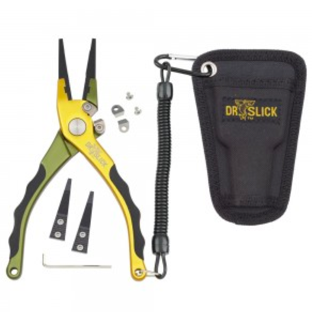 Dr. Slick Squall Pliers - 7.5&quot; / Green/Gold
