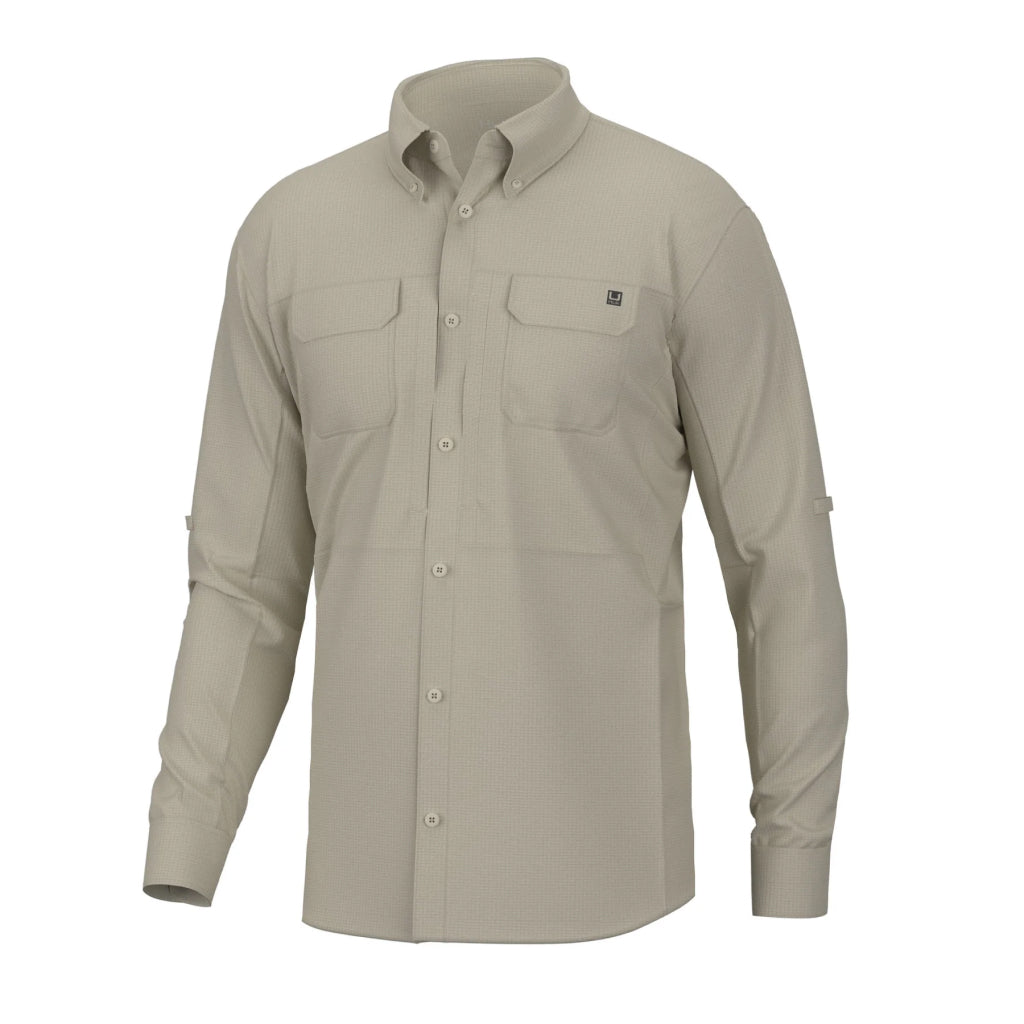Huk A1A Woven Long Sleeve Shirt - The Compleat Angler