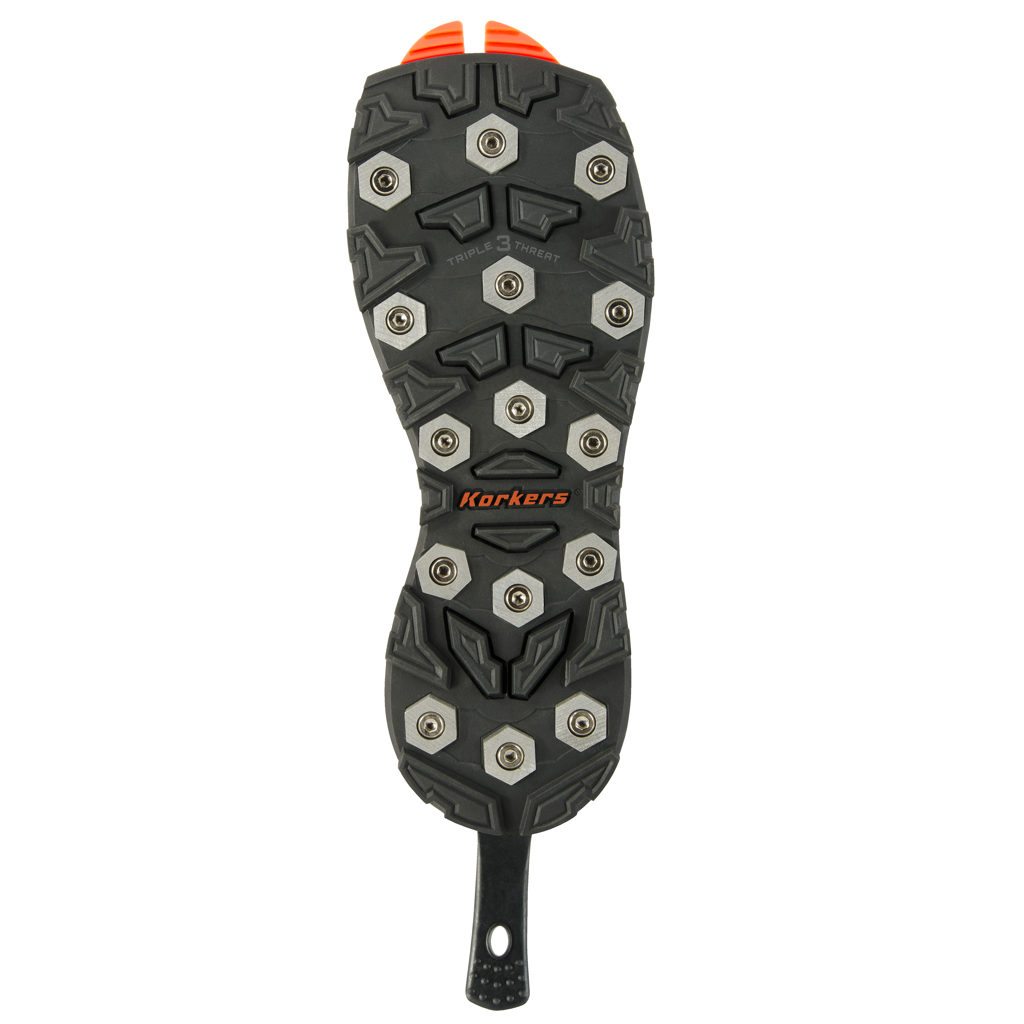 Korkers Triple Threat Replacement Sole FA3065 - Aluminum Hex Disc