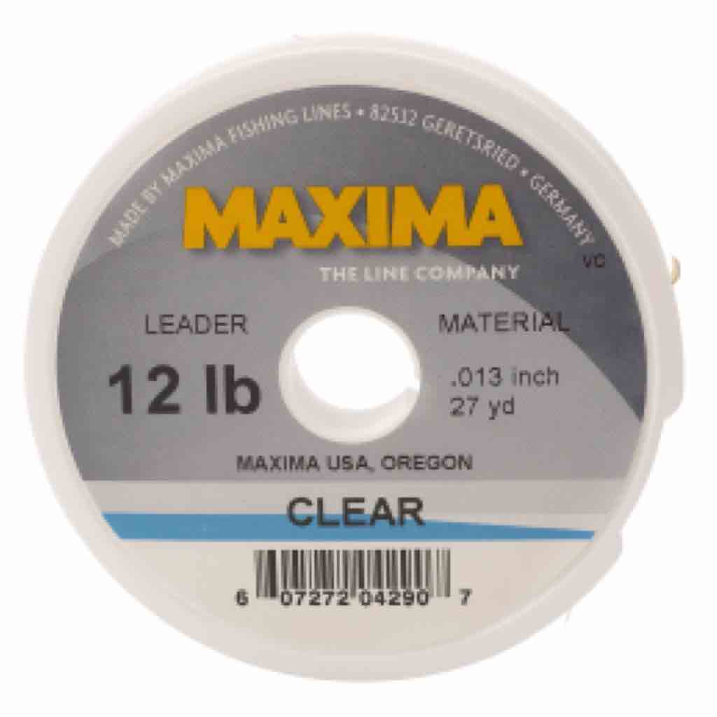 clear fishing line spool Maxima Clear 40 lb