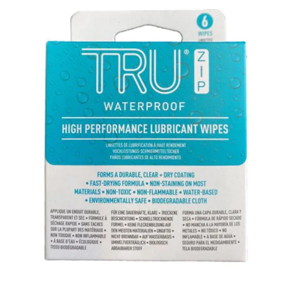 TruZip Lubricant Wipes