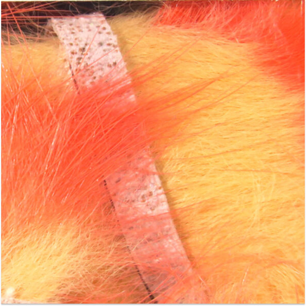 Crosscut Rabbit Flesh Strips Two Tone