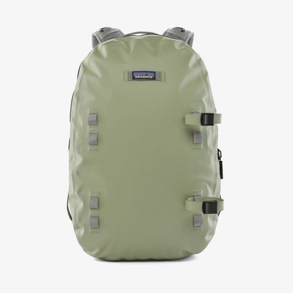 waterproof patagonia bag Stormsurge Pack Worn Wear This pack is compatible with the Convertible Vest to allow easy access to essentials while on the water Patagonia Guidewater Backpack Golden Caramel/Noble