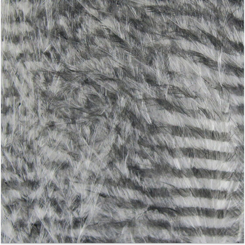 Fine Black Barred Marabou Feathers