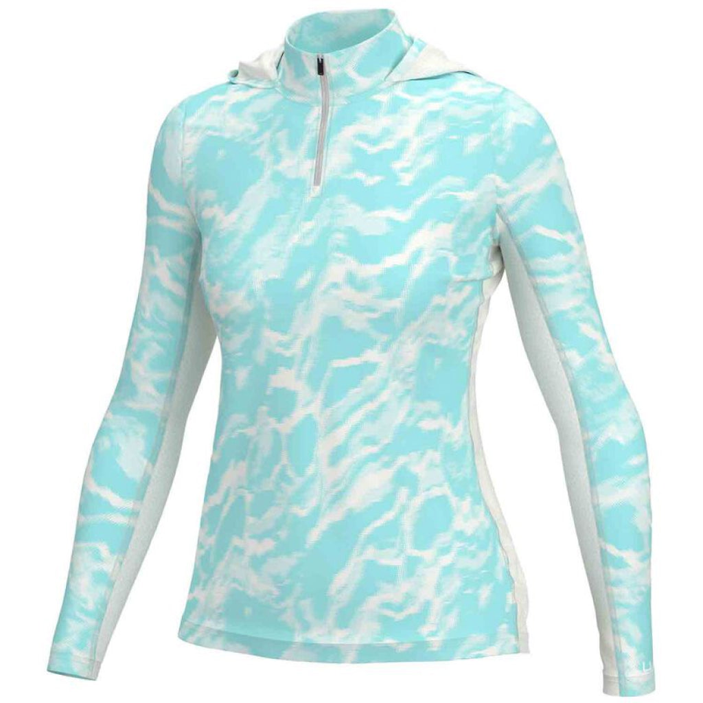 Huk Women's Icon x Hoodie River Runs - Island Paradise - Medium