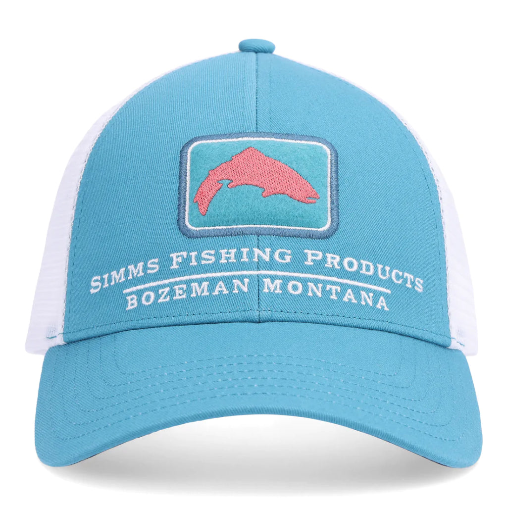 Retro Cutthroat Trout Vintage Fly Fishing Atlantis Headwear Sustainable  5-Panel Trucker Hat