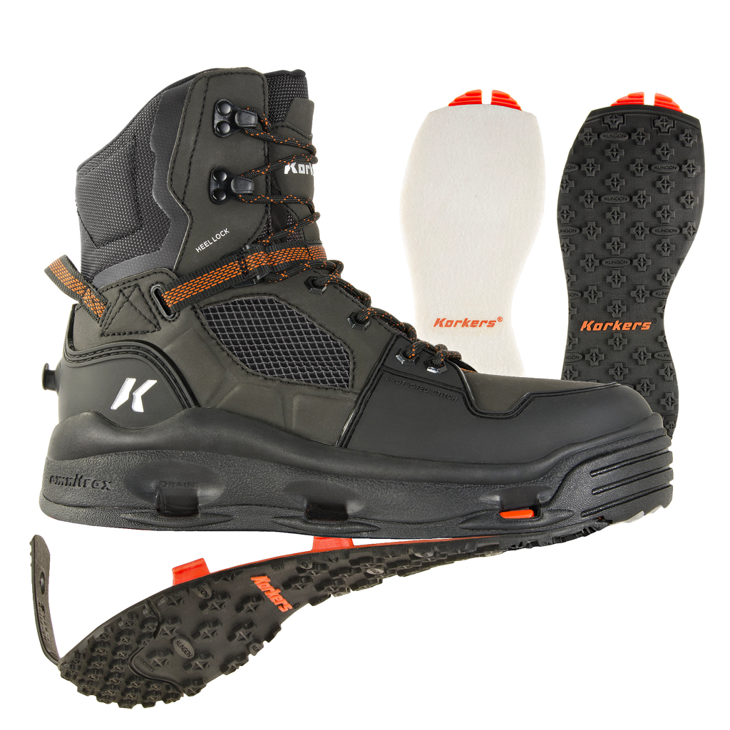 Korkers Terror Ridge Wading Boot - Felt &amp; Kling-On