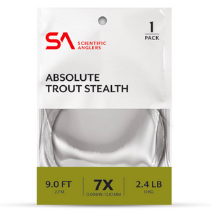 Scientific Anglers Absolute Trout Stealth Leader 1-Pack