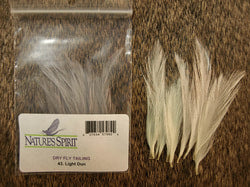 Dry Fly Tailing 12 Select Spade Feathers