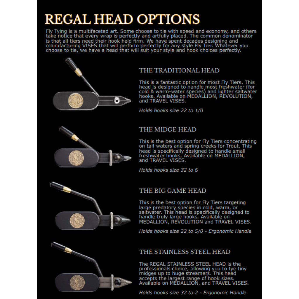 Regal Medallion Series Big Game Jaws with Traditional Base GVB 28T