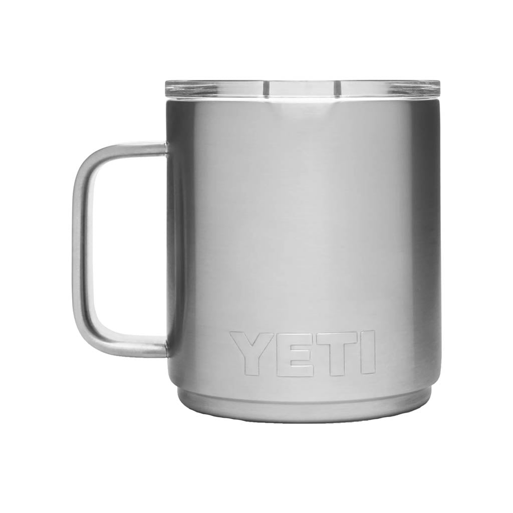 YETI Rambler 10 oz Stackable Mug, Vacuum Insulated, Stainless  Steel with MagSlider Lid, Offshore Blue: Tumblers & Water Glasses